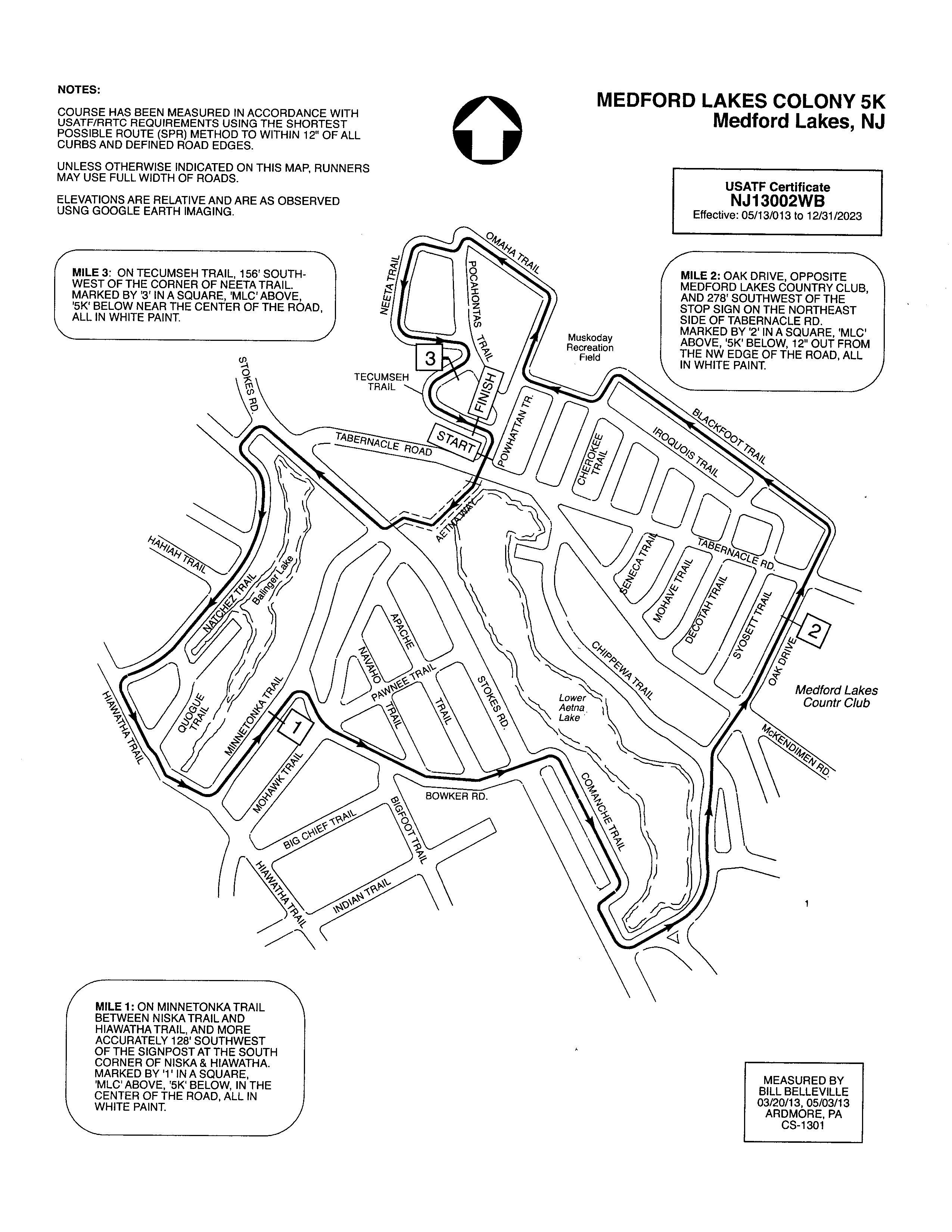 Medford Lakes Colony Memorial Day 5K New Jersey Running