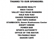 Race Sponsor