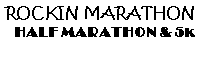 Rockin' Marathon, Half Marathon & 5K