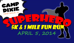 Camp Dixie Superhero 5K & 1 Mile Kids Fun Run