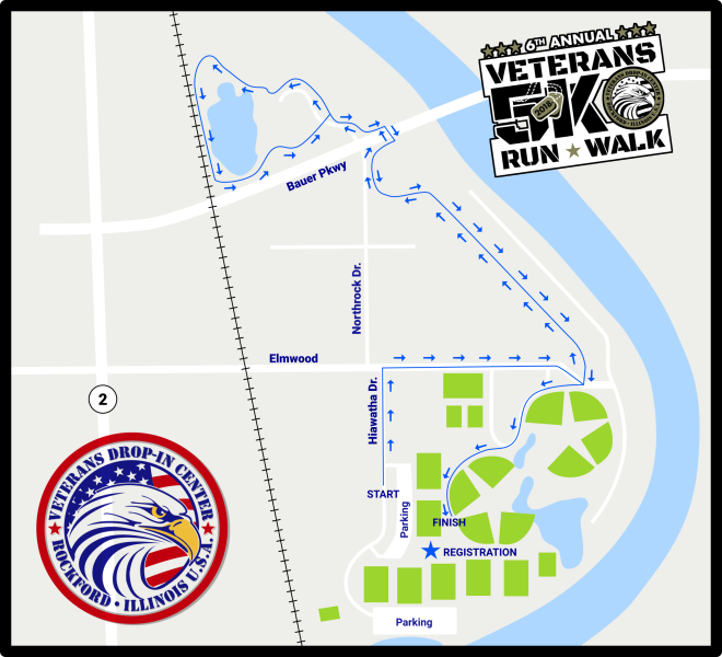 Veterans 5K Run and Virtual Run Rockford, Illinois Running
