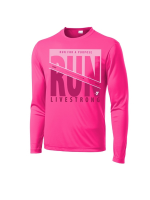 View a larger image of Pink Long Sleeve Performance Shirt