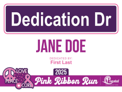 View a larger image of CUSTOM DEDICATION SIGN