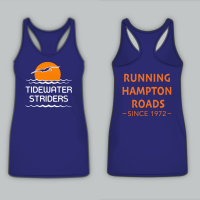 View a larger image of Tidewater Striders Ladies Racerback Singlet