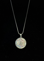 View a larger image of Butterfly Mandala Necklace