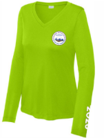 View a larger image of Ladies' V-neck T-shirt, size 2X