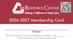 View a larger image of Full Membership in The Resource Center