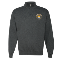 View a larger image of Unisex Quarter-Zip Sweatshirt - Black