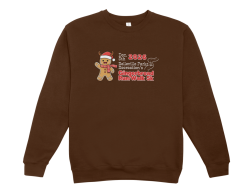 View a larger image of Gingerbread Run Crew Neck Sweatshirt (Adult S-Adult XL)