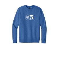 View a larger image of ROYAL Crew Neck Sweatshirt with WHITE 5 Year Logo