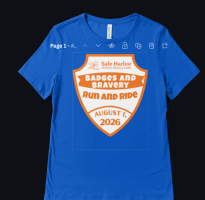 View a larger image of Badges and Bravery T-Shirt