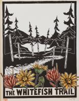 View a larger image of  Tarek Penser Prints - Printed copy of original - The Whitefish Trail