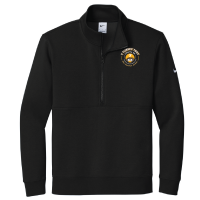 View a larger image of Nike Club Fleece Sleeve Swoosh 1/2-Zip - Black 