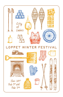 View a larger image of 2026 City of Lakes Loppet 11 x 17 Event Poster