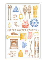 View a larger image of 2026 City of Lakes Loppet 18 x 24 Event Poster
