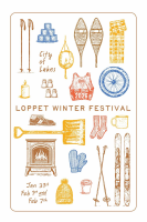 View a larger image of 2026 City of Lakes Loppet 24 x the 36 Event Poster