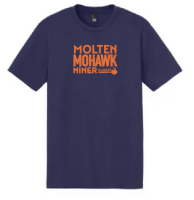 View a larger image of Additional Purchase - Heather Navy Short Short Sleeve  T shirt