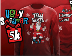 View a larger image of Team Santa long sleeve shirt