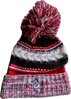 View a larger image of Tattoo Chicken beanie with Pom Pom 