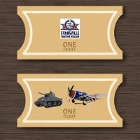 View a larger image of Ticket to Evansville Wartime Musuem
