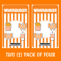 View a larger image of Whataburger 3D Bib Snaps (TWO Sets of Four)
