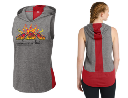 View a larger image of Ladies Tri-blend Wicking Draft Hoody Tank