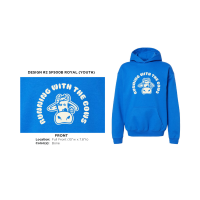 View a larger image of Pre-order: Youth Gildan Stone Blue Hoodie