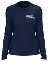 View a larger image of LJ Half & 5K Navy Long Sleeve Crew Women's