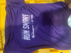 View a larger image of Adult short-sleeve technical t-shirt in purple