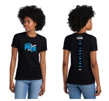 View a larger image of  Women's Fashion Tee -Black 