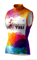 View a larger image of WPT Women's Sleeveless Varlo Full Zip Gilet - Multi-Colored