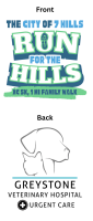 View a larger image of Run for the Hills Cross Country 5K/1-Mile Family Walk Shirt