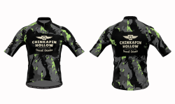 View a larger image of Grey / Green Retro Camo Cycling Jersey 