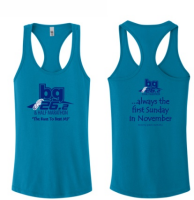 View a larger image of bg262 Racerback Tank - Womens - Turquoise