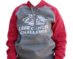 View a larger image of Hoodie, red and grey