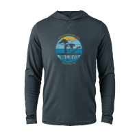 View a larger image of Unsalted and shark free Lightweight hoodie - Charcoal 