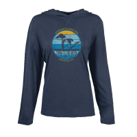 View a larger image of Unsalted and shark free Lightweight hoodie - Navy
