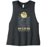 View a larger image of Wave crop tank - Dark Grey 