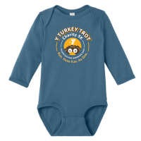 View a larger image of Rabbit Skins™ Infant Long Sleeve Jersey Bodysuit - Indigo
