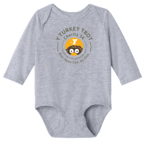 View a larger image of Rabbit Skins™ Infant Long Sleeve Jersey Bodysuit - Heathered Oxford
