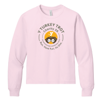 View a larger image of Youth Heavyweight Long Sleeve Tee - Soft Pink