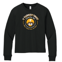 View a larger image of Youth Heavyweight Long Sleeve Tee - Vintage Black