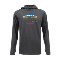 View a larger image of Colorado Springs Marathon Black Heather Sport Sun Hoodie