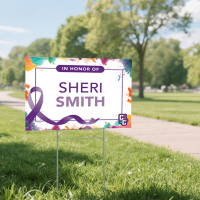 View a larger image of Tribute Race Sign - In Honor Of