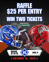 View a larger image of (1) BSU vs. UNLV Raffle Ticket