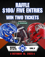 View a larger image of (5) BSU vs. UNLV Raffle Tickets