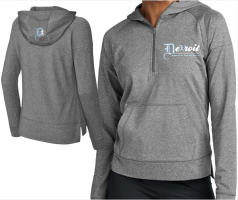 View a larger image of 1/2 Zip Detroit Hoodie