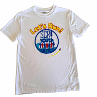 View a larger image of Let's Run! White Tech Shirt
