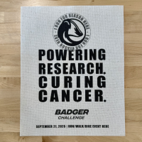 View a larger image of Personalized Badger Challenge Print - Unframed