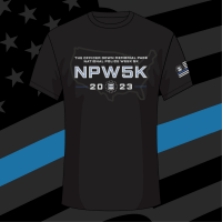 View a larger image of 2023 National Police Week 5K Event Shirt - Virtual USA Design 